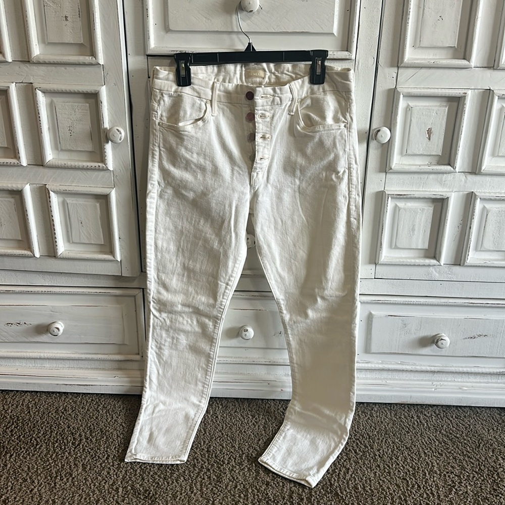 mother high waisted skinny ankle length